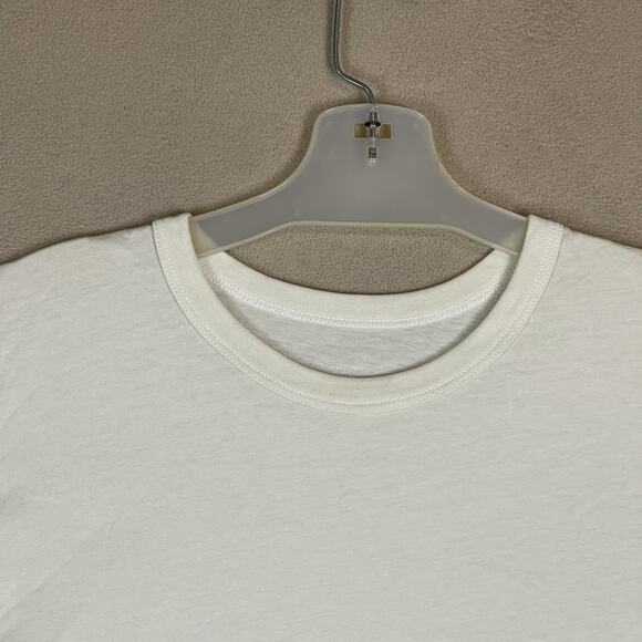Standard Issue T Shirt Mens M Ivory Short Sleeve Crew Neck Regular Fit Cotton - Picture 2 of 9